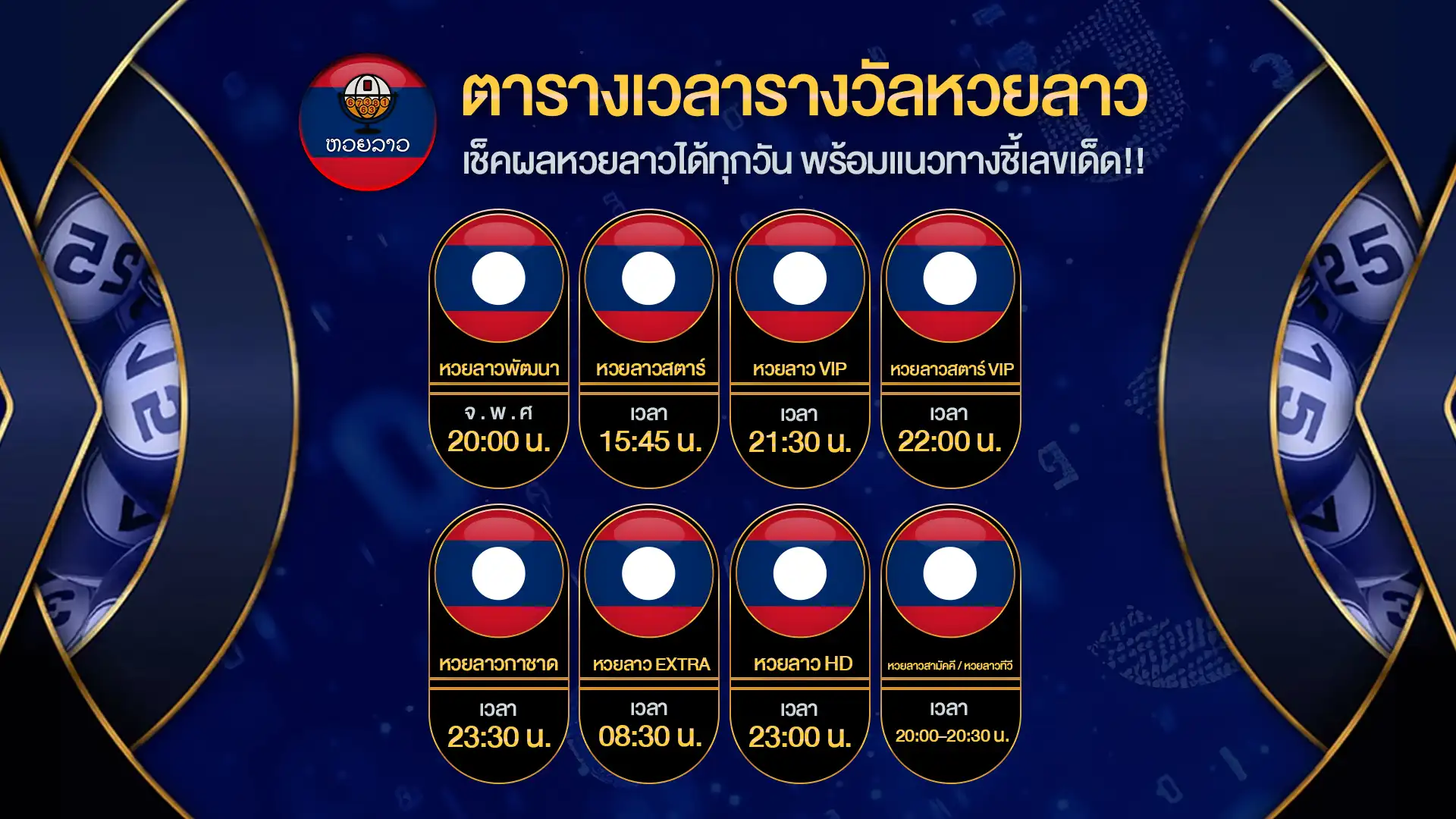 หวย ลาว เที่ยง